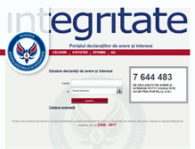 Tablet Screenshot of declaratii.integritate.eu